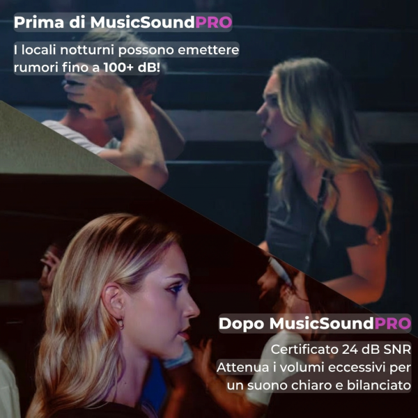 Alternative view of Music SoundPRO Tappi per concerti, festival e musica