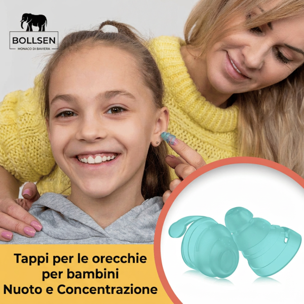 Alternative view of Kidz+ Tappi per bambini per il nuoto